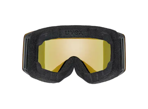 Uvex Provoque FM Skibrille black matt/blue - green