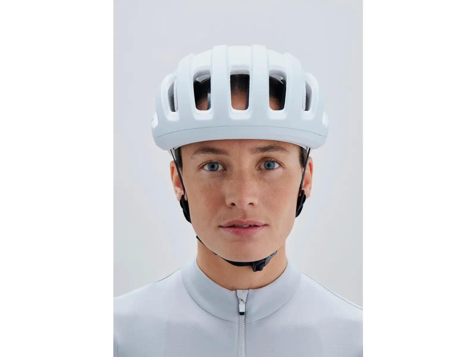 POC Amidal Rennradhelm Hydrogen White Matt