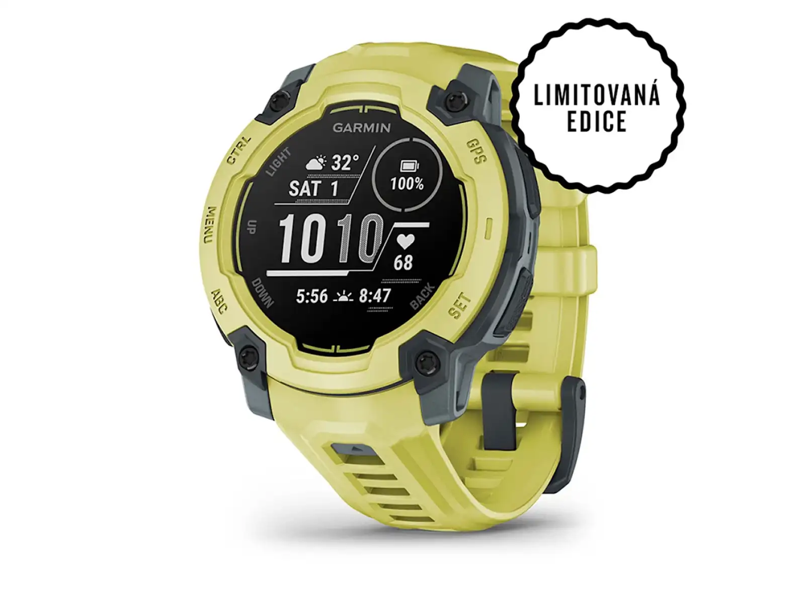 Garmin Instinct E 45 mm Smartwatch Electric Lime/Electric Lime Armband