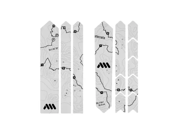 All Mountain Style Rahmen-Schutzaufkleber Gravel/Road Sterrato Black