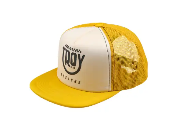 Troy Lee Designs Trucker Snapback Smiley Kappe Golden
