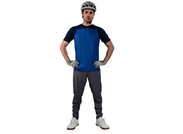 Troy Lee Designs Skyline Mono Herren-Trikot Kurzarm True Blue