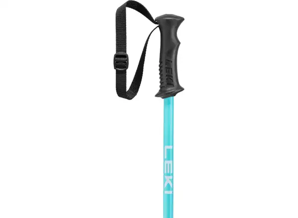 Leki Rider Kinder-Skistöcke für die Abfahrt darkblue-light turquoise-white