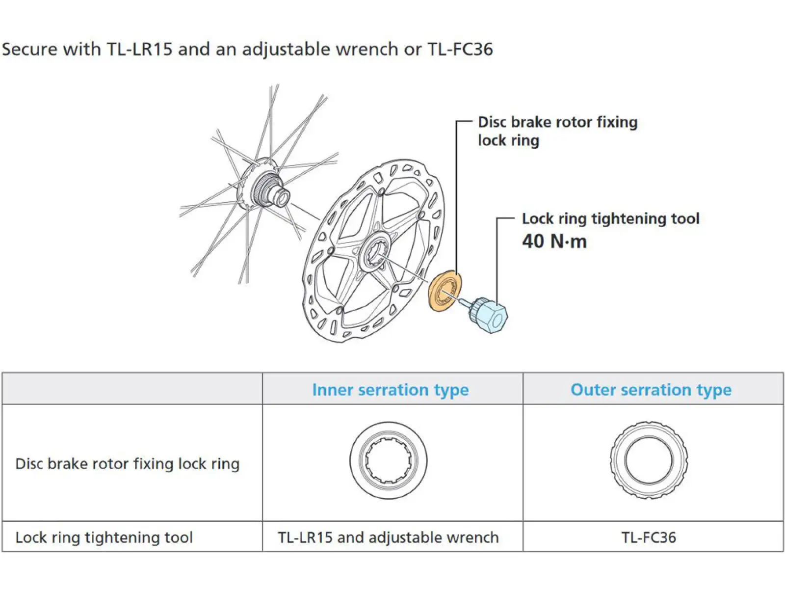 Shimano RT-CL900 Bremsscheibe 203 mm, Center Lock, Ice Tech, Außen-Lockring