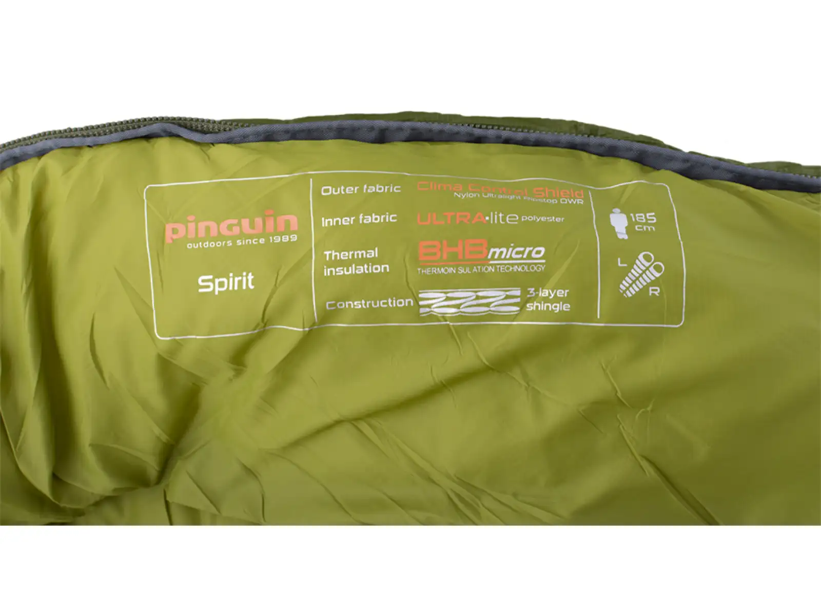 Pinguin Spirit CCS Schlafsack 185 cm blau