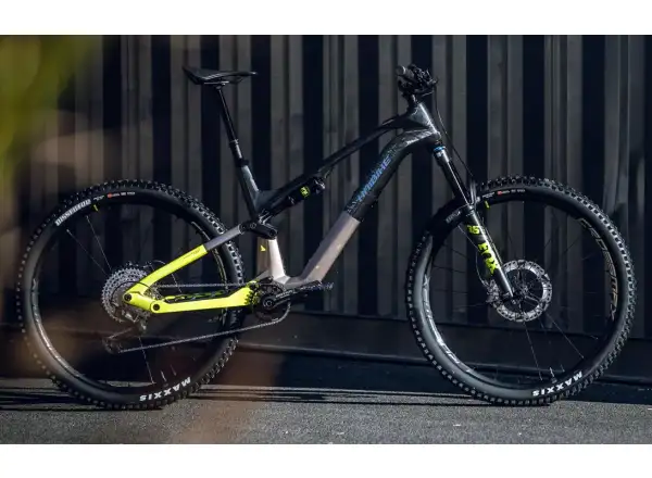 Haibike Lyke CF 11 430Wh vollgefedertes E-Bike Carbon/Sand/Lime Gloss