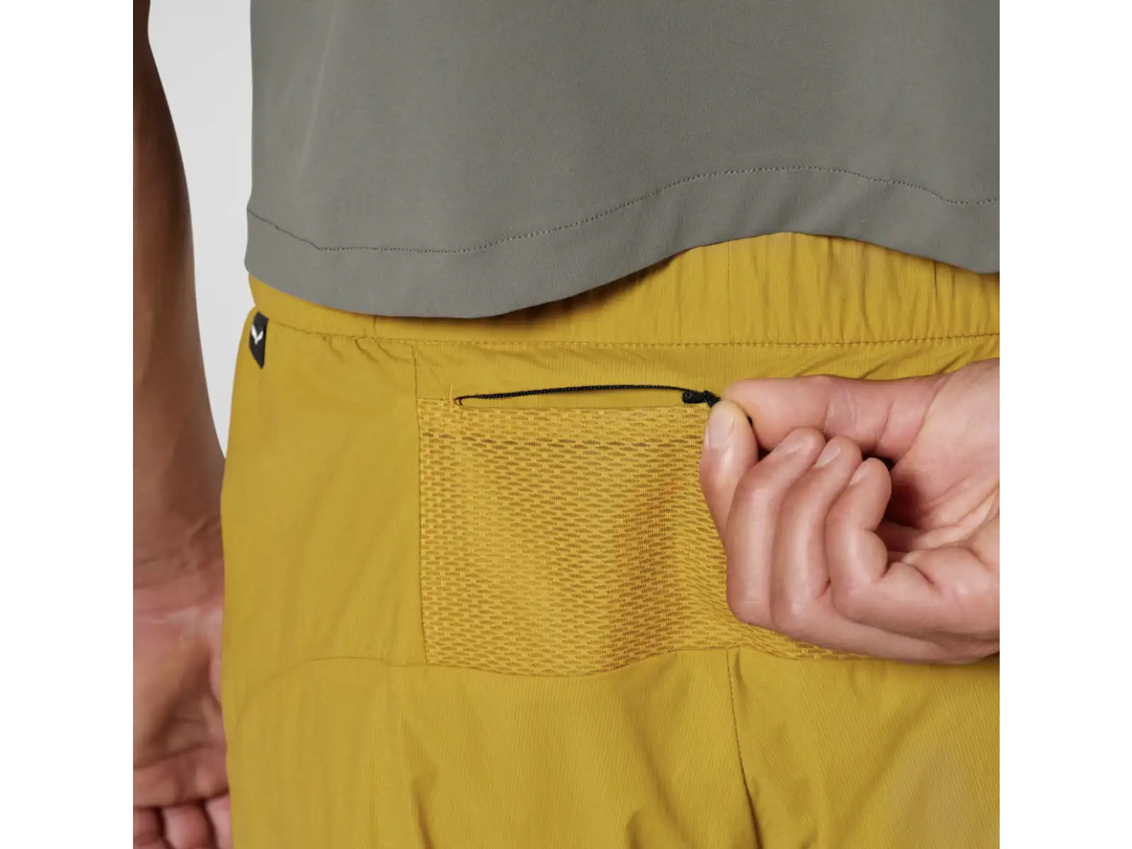 Salewa Pedroc Durastretch 2in1 Herren Shorts Olive Oil