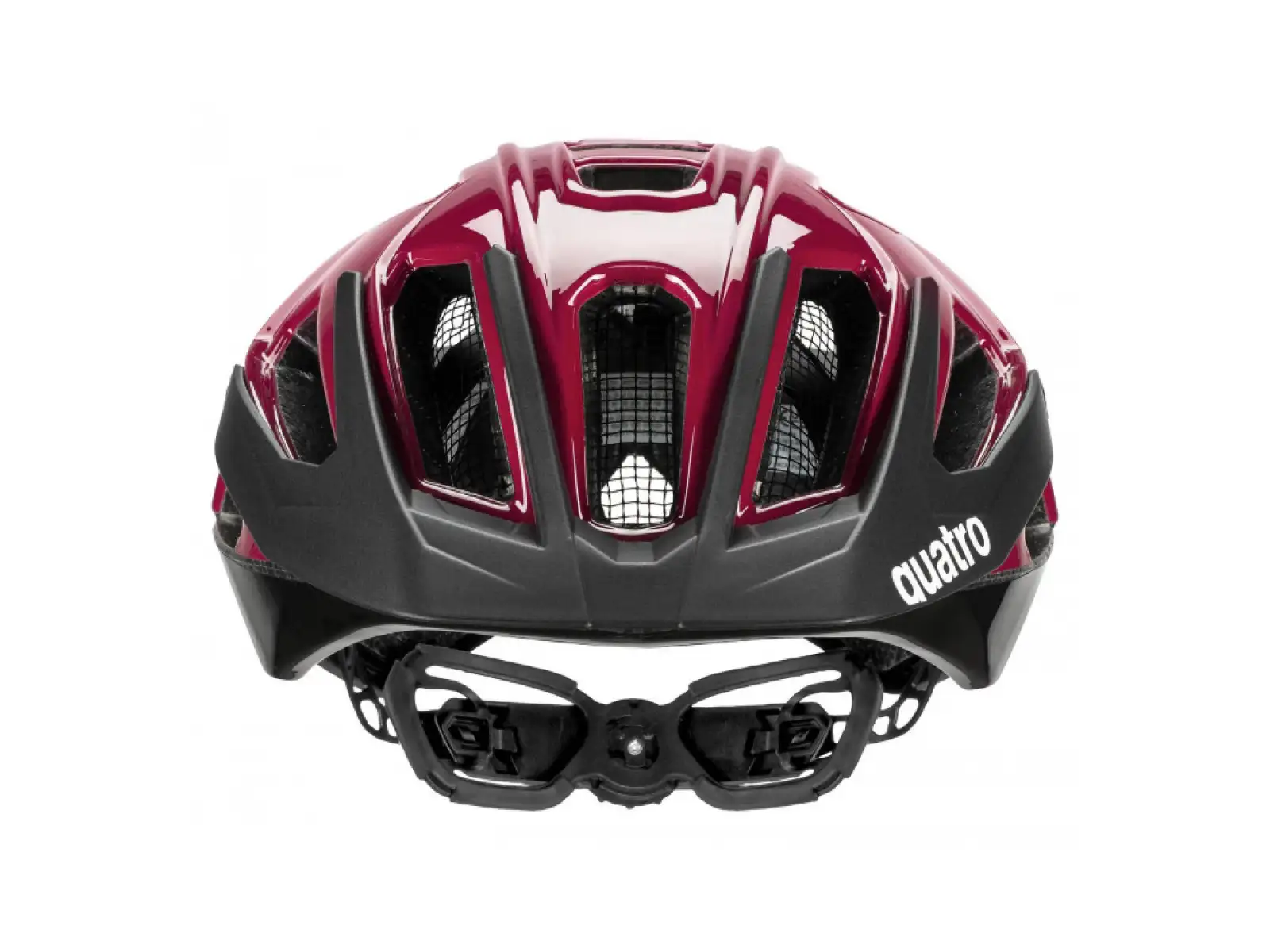 Uvex Quatro Helm Ruby Red/Black