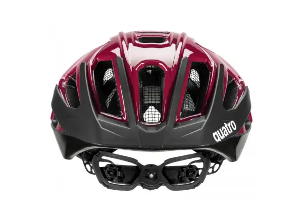 Uvex Quatro Helm Ruby Red/Black