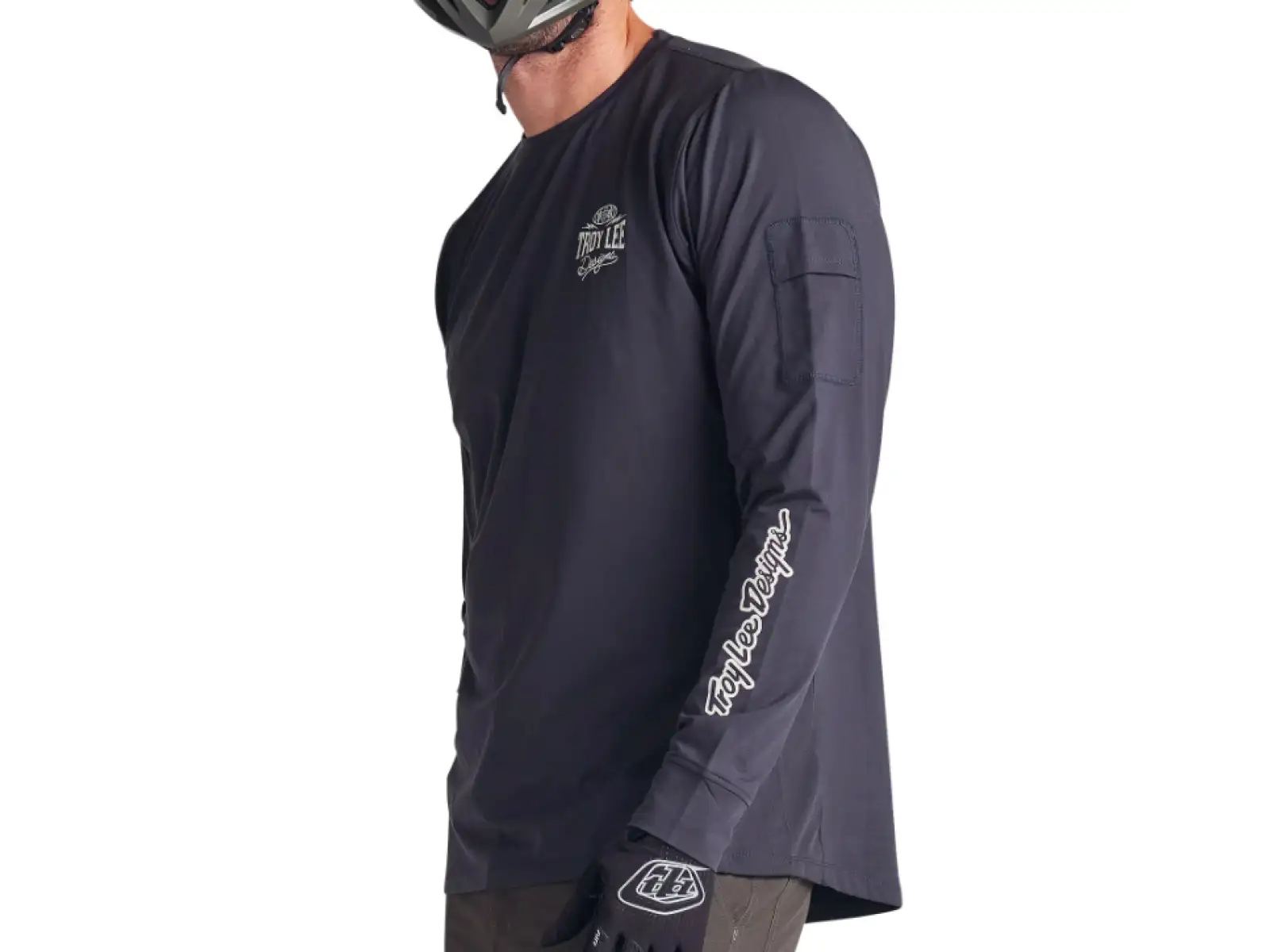 Troy Lee Designs Ruckus Ride Tee Herren Langarmshirt Bolts Carbon
