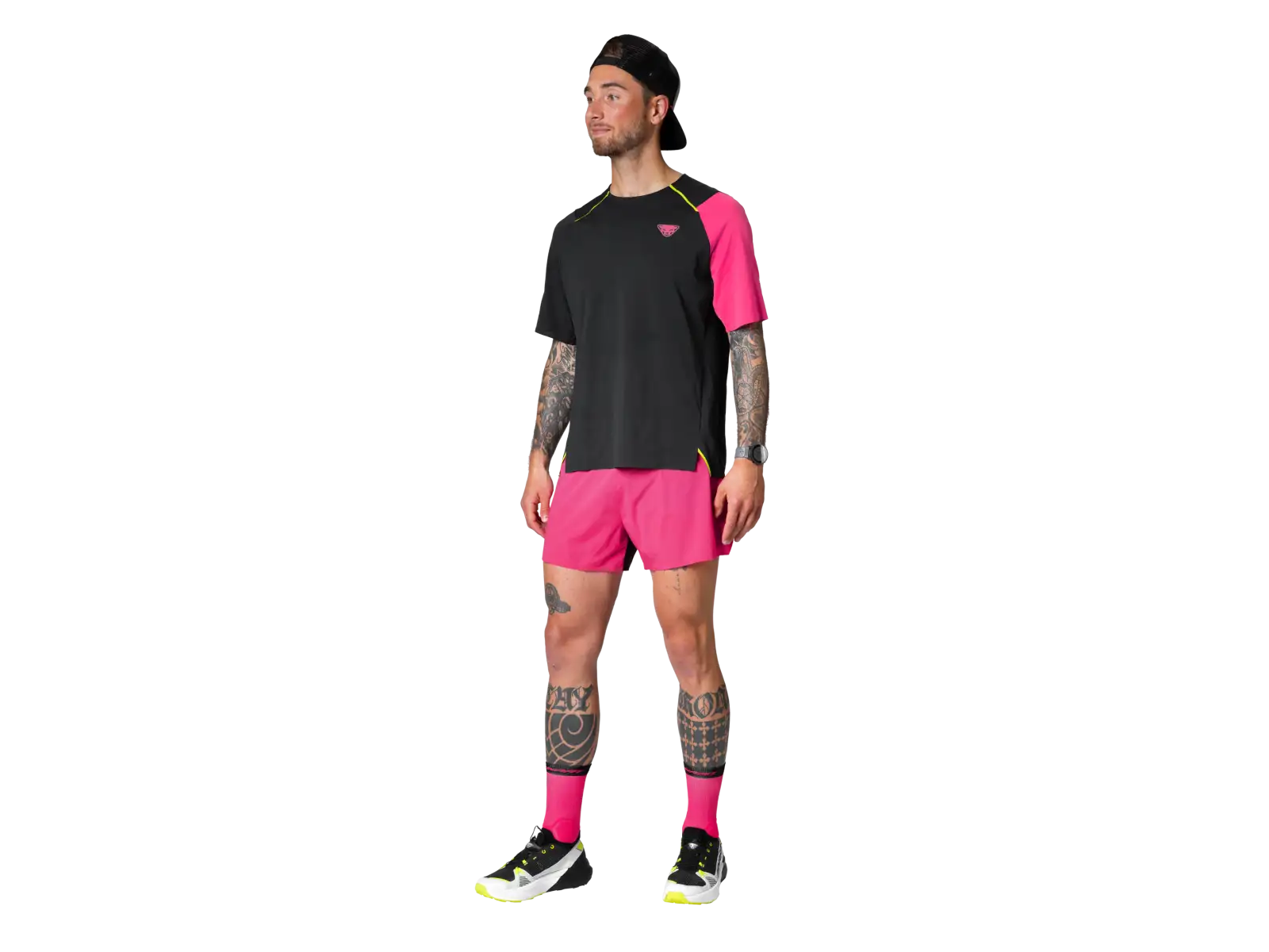 Dynafit DNA Herren Laufshirt Kurzarm Pink Glo