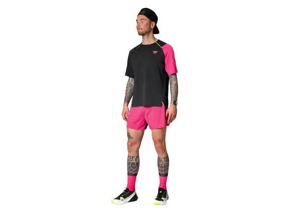 Dynafit DNA Herren Laufshirt Kurzarm Pink Glo