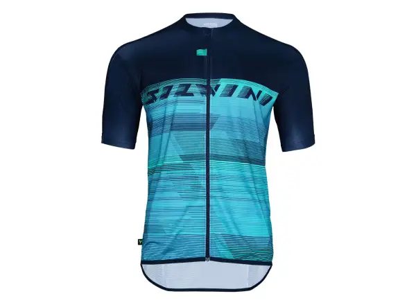 Silvini Turano Herren-Trikot Kurzarm Navy Ocean