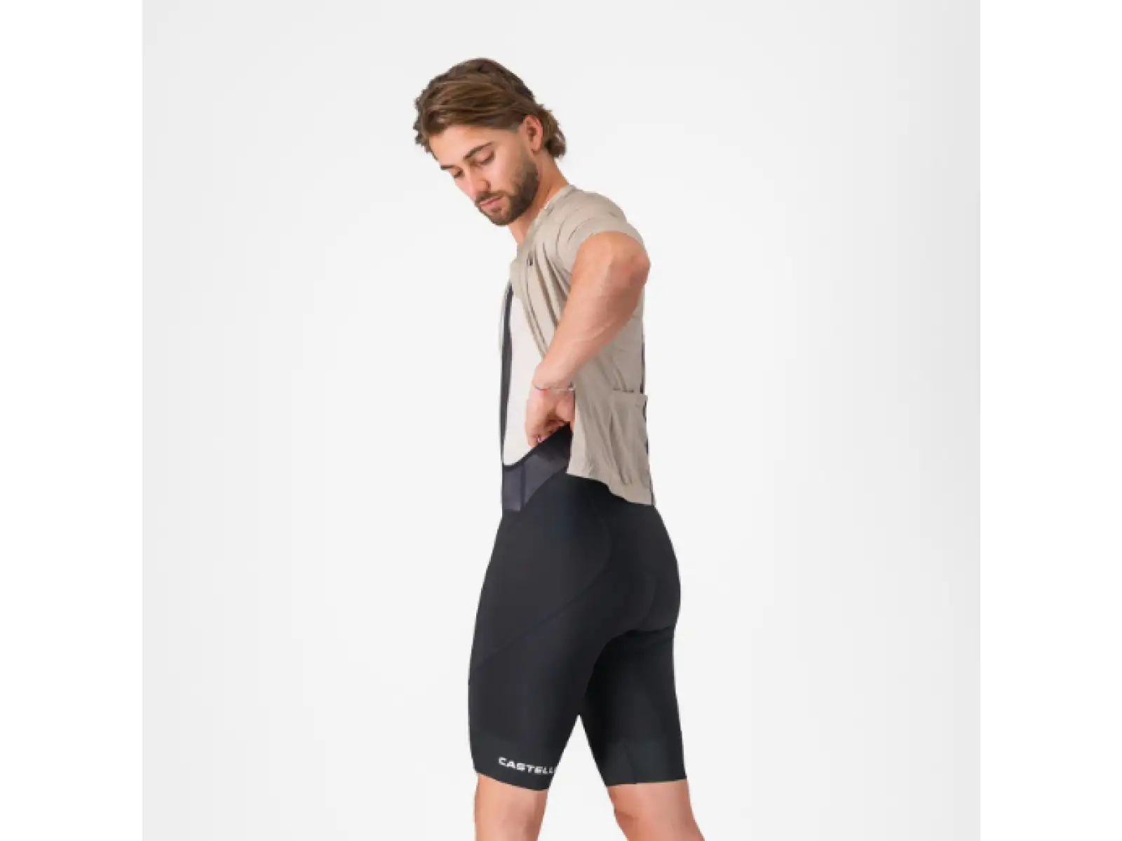 Castelli Endurance 4 Herren-Shorts mit Polster und Trägern schwarz