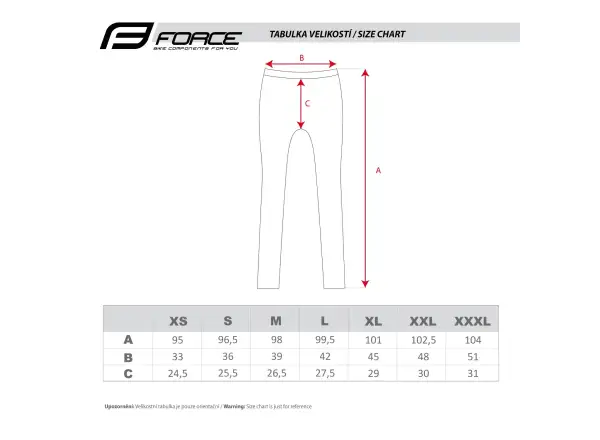 Force Z68 Hose mit hohem Bund und Polsterung Schwarz