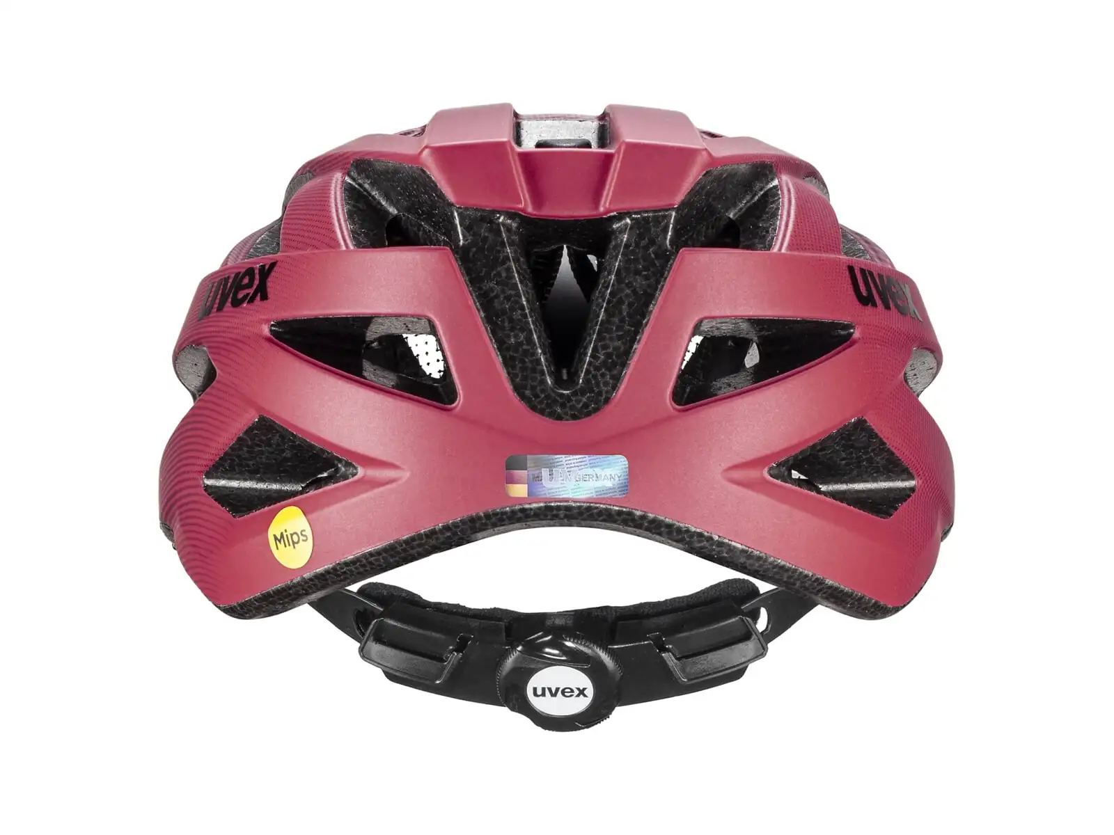 Uvex I-VO CC MIPS Helm Black/Red Matt