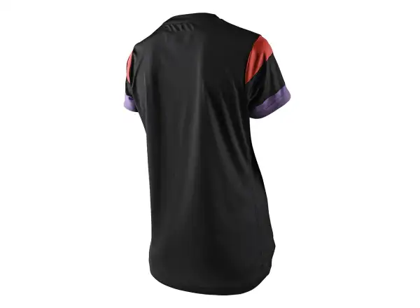 Troy Lee Designs Lilium Damen-Trikot Kurzarm Rugby schwarz