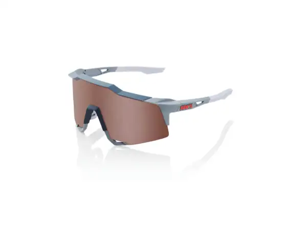 100% SPEEDCRAFT HiPER Crimson Silber Brille steingrau/braun