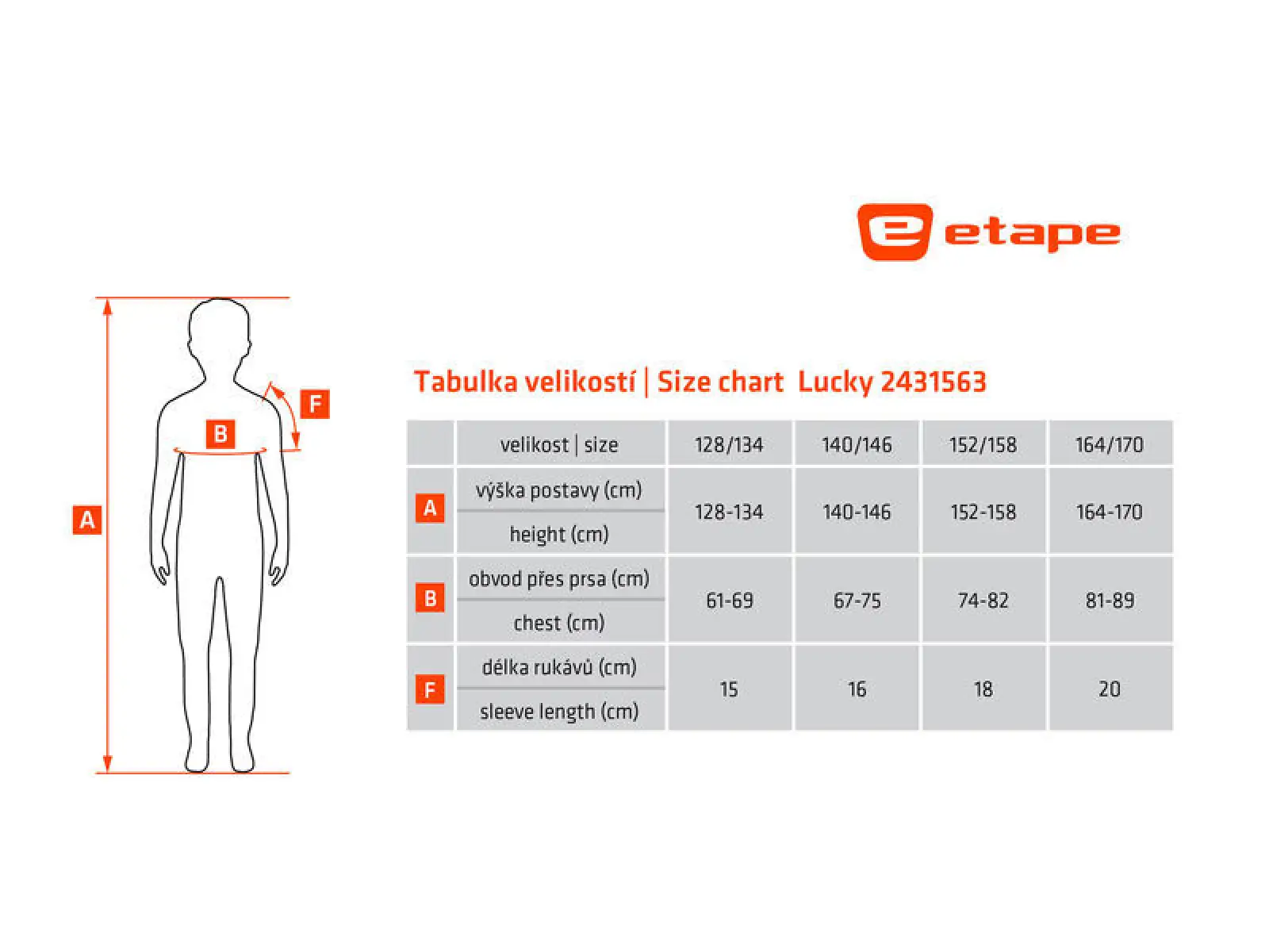 Etape Lucky Kindertrikot Kurzarm gelb fluo/blau