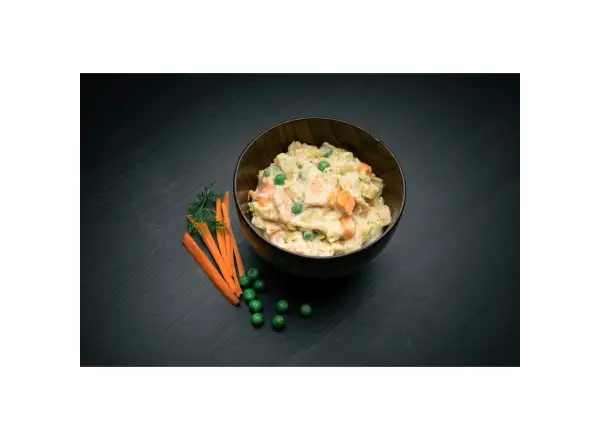 Real Turmat dehydriertes Mahlzeit Lachs mit Teigwaren in Sahnesoße