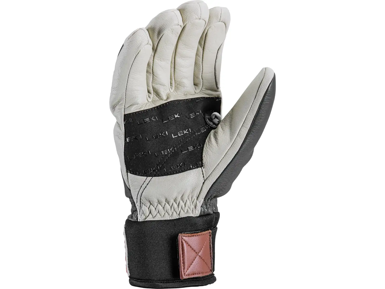 Leki Patrol 3D Skihandschuhe Graphite/Off White/Maroon