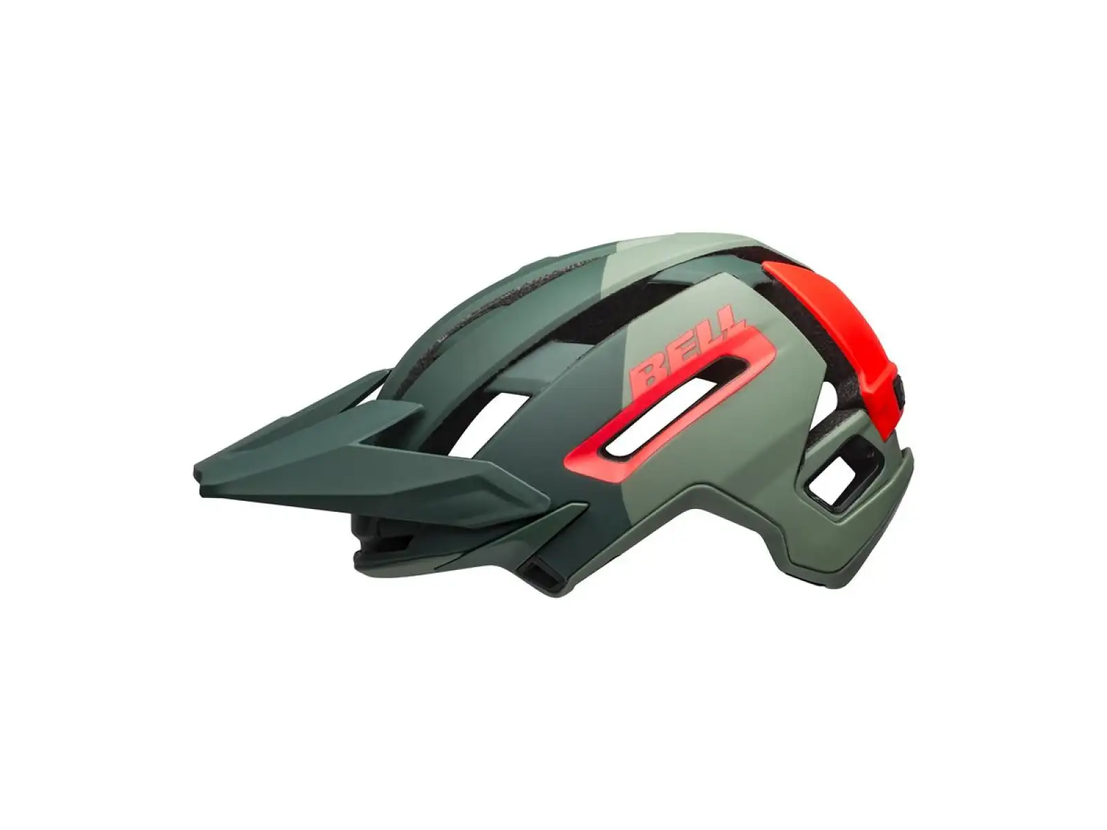 Bell Super Air R Spherical Helm Mat/Glos Green/Infrared