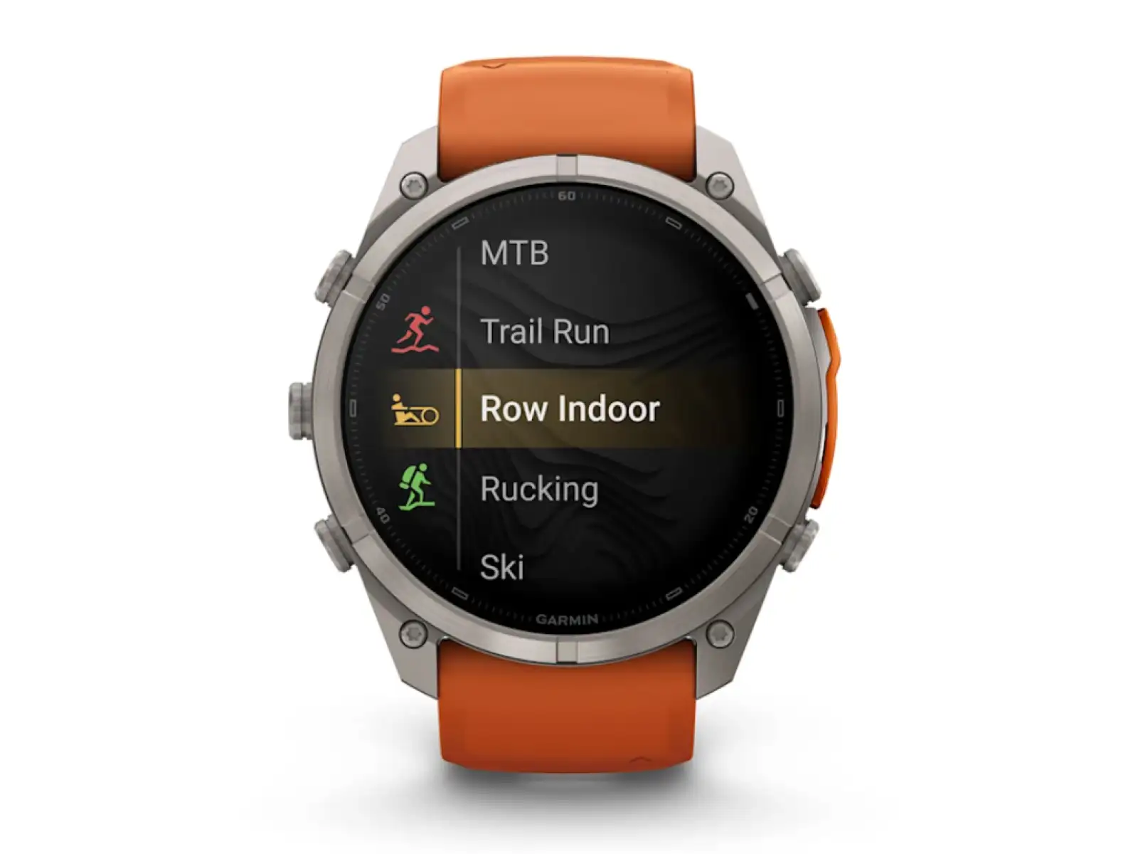 Garmin Fénix 9 Pro inReach 51 mm Smartwatch Titanium Autumn orange/Spark orange