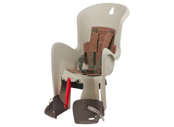 Polisport Bilby Kindersitz auf Gepäckträger creme-braun