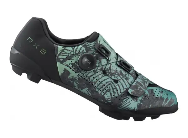 Shimano SH-RX801 Herren Gravel Schuhe Tropical Leaves