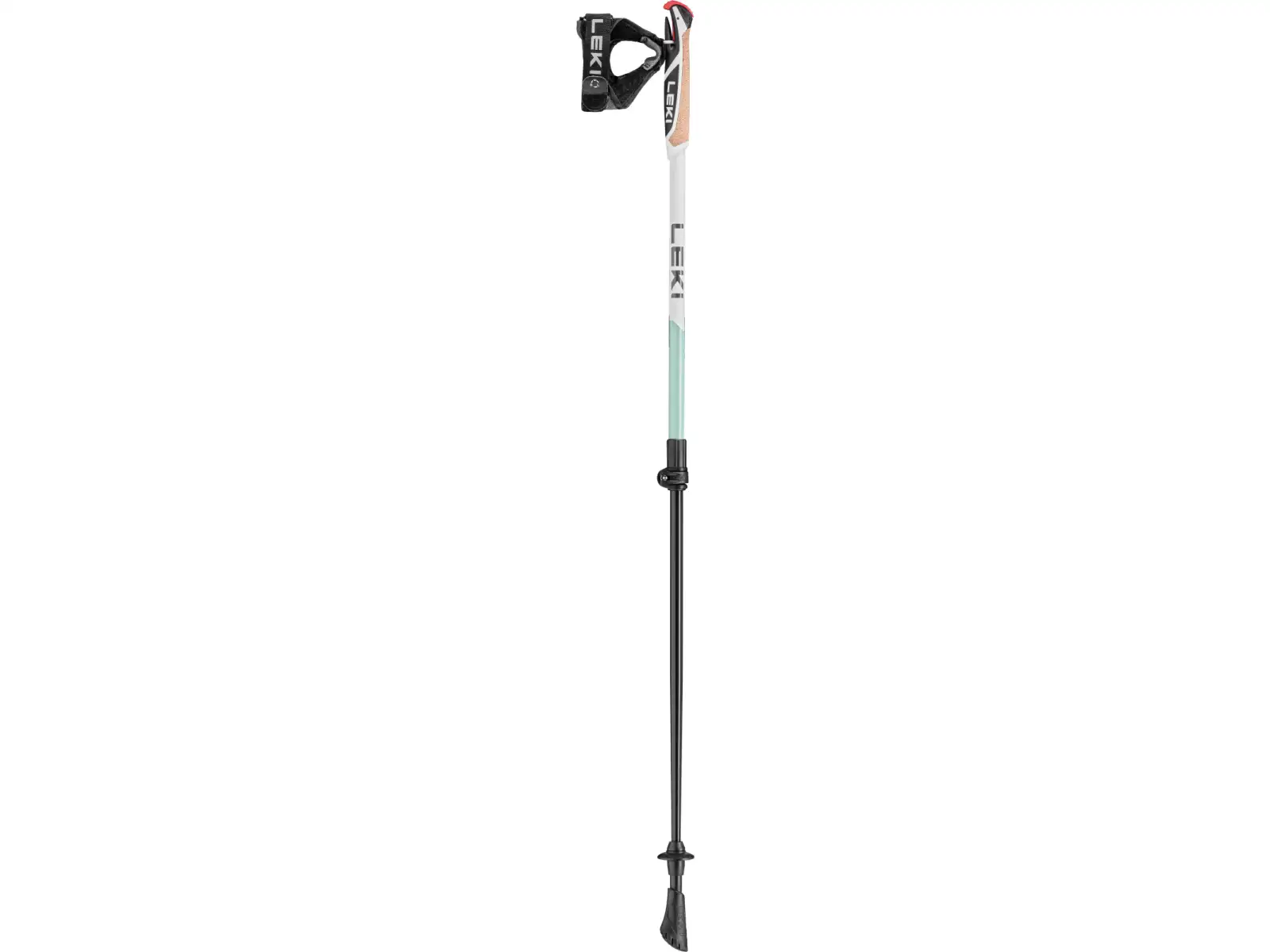 Leki Spin Shark Trekkingstöcke White/SmokeGreen Gr.100-130 cm