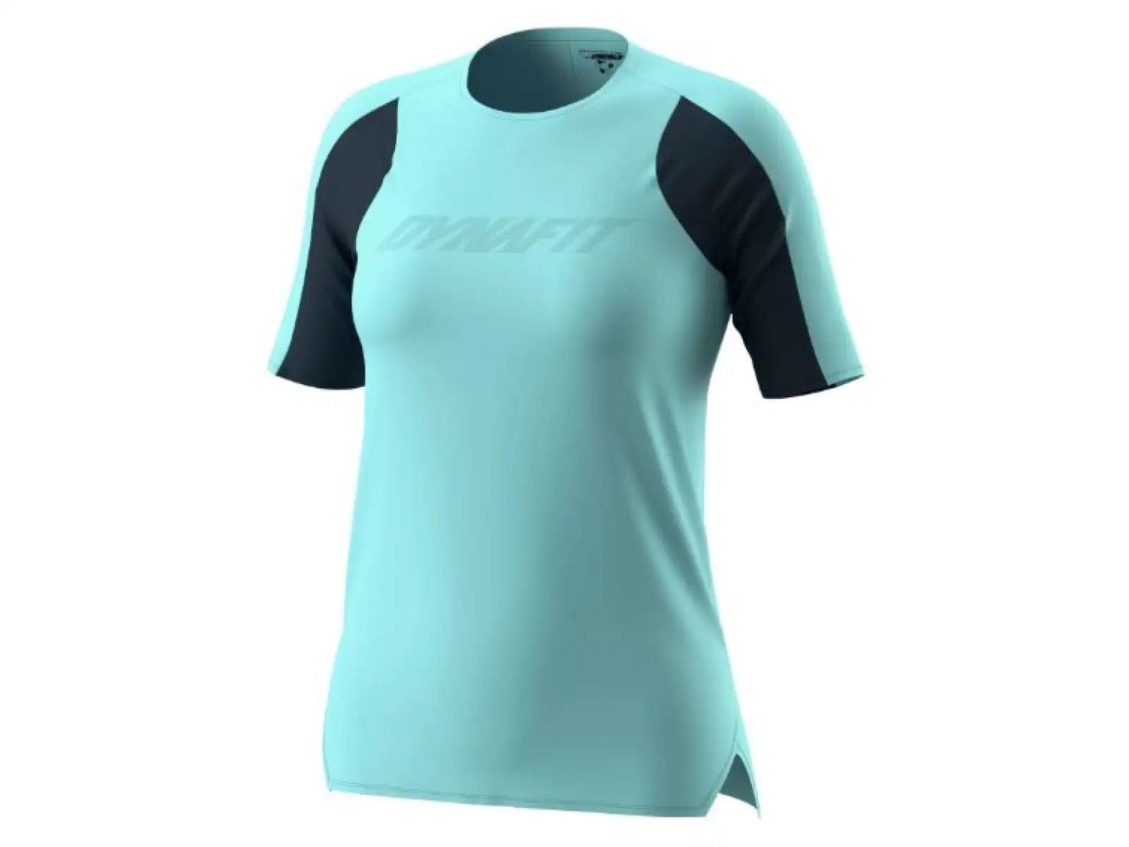 Dynafit Ride Damen-Trikot, kurze Ärmel, Marineblau/Heidelbeere