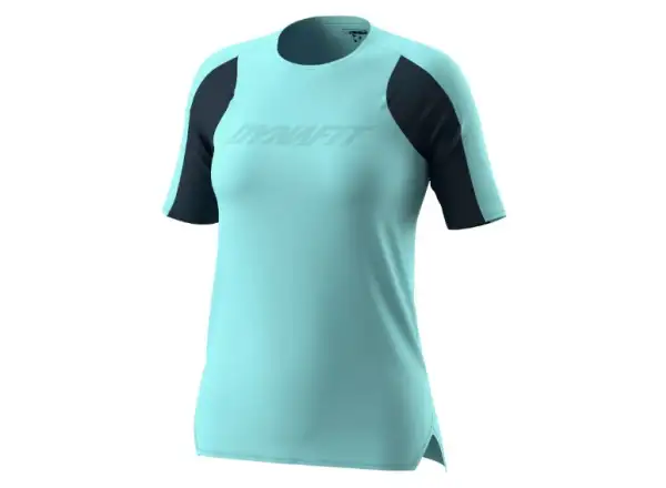 Dynafit Ride Damen-Trikot, kurze Ärmel, Marineblau/Heidelbeere