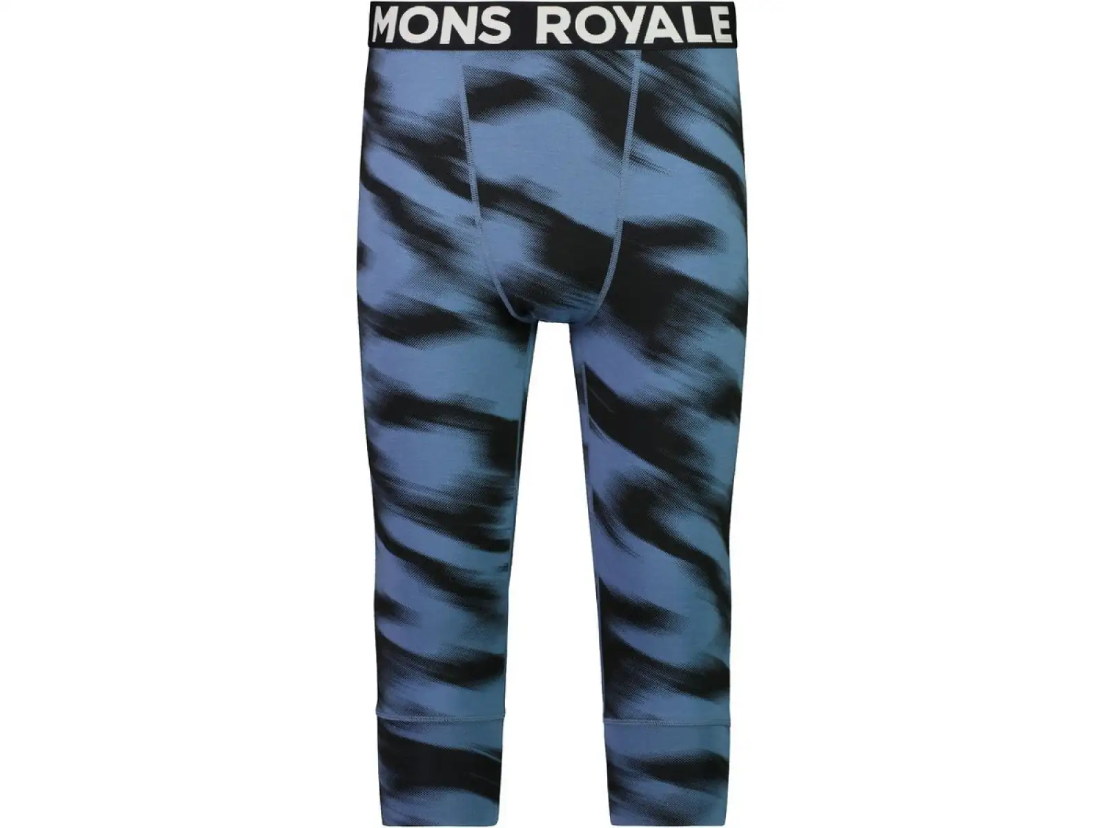 Mons Royale Cascade Merino Flex 200 Herren-Unterwäsche 3/4 Hose Blue Motion