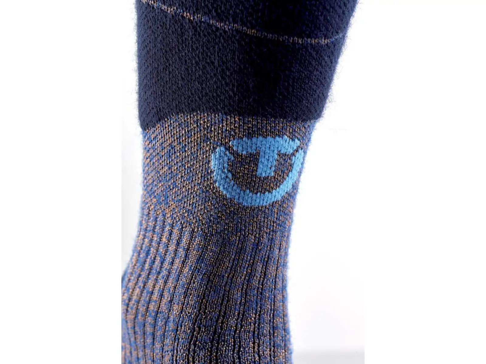 Thermic Ski Merino Reflector Herren Socken blue/gold