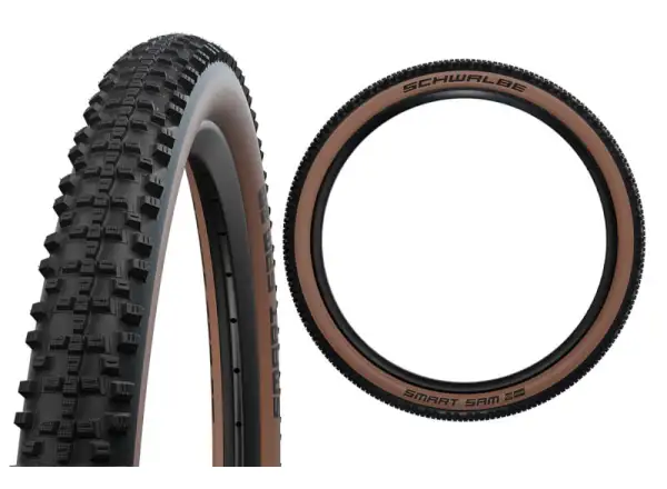 Schwalbe Smart Sam Addix Performance 29x2,60" DD MTB-Reifen Kevlar Schwarz/Bronze