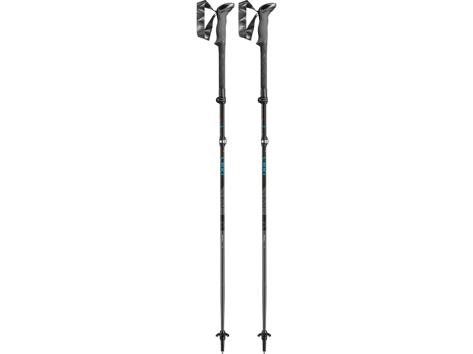 Leki Makalu FX Trekkingstöcke Petrol/Black/Silver Gr. 110-130 cm
