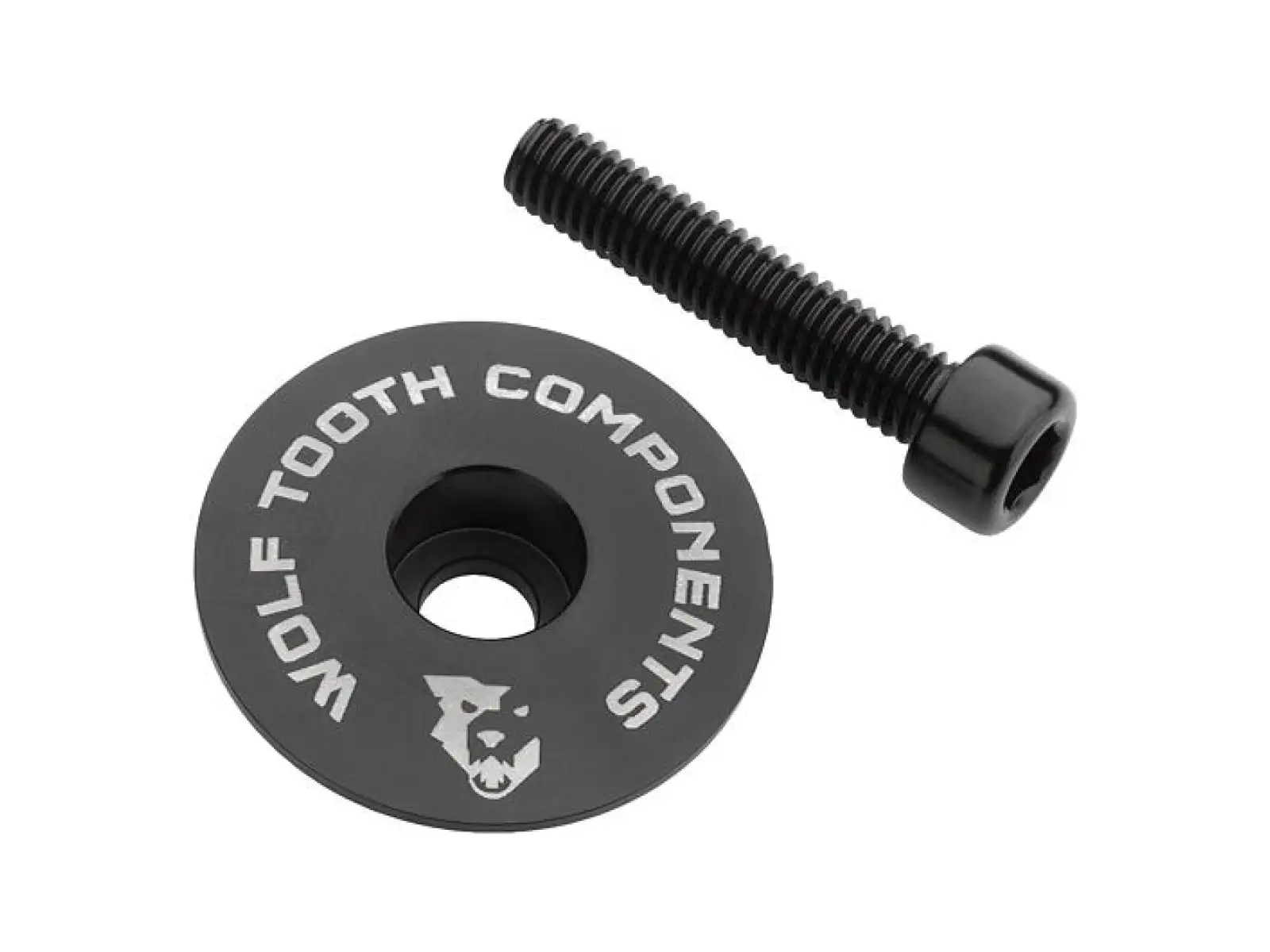 Wolf Tooth Ultralight Steuersatzkappe schwarz
