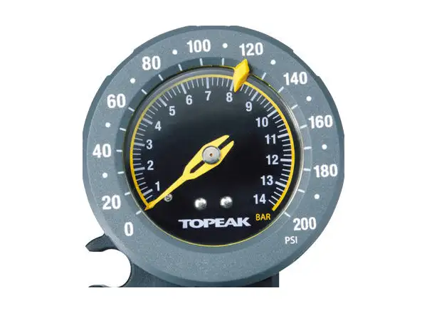 Topeak JoeBlow Race Werkstattluftpumpe blau