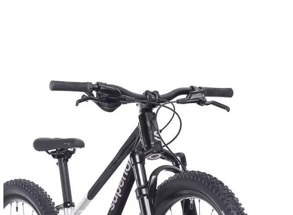 Superior TEAM 24 Kinderfahrrad Gloss Brushed Alu / Rainbow Black