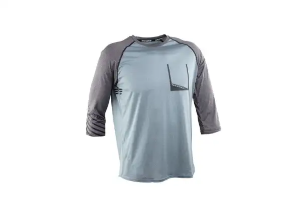 Race Face Stage Herren-Trikot mit 3/4-Ärmeln in Betonfarbe