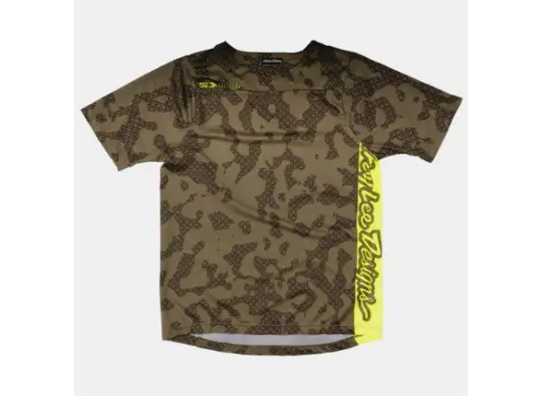 Troy Lee Designs Skyline Scrubland Kindertrikot Kurzarm Olive