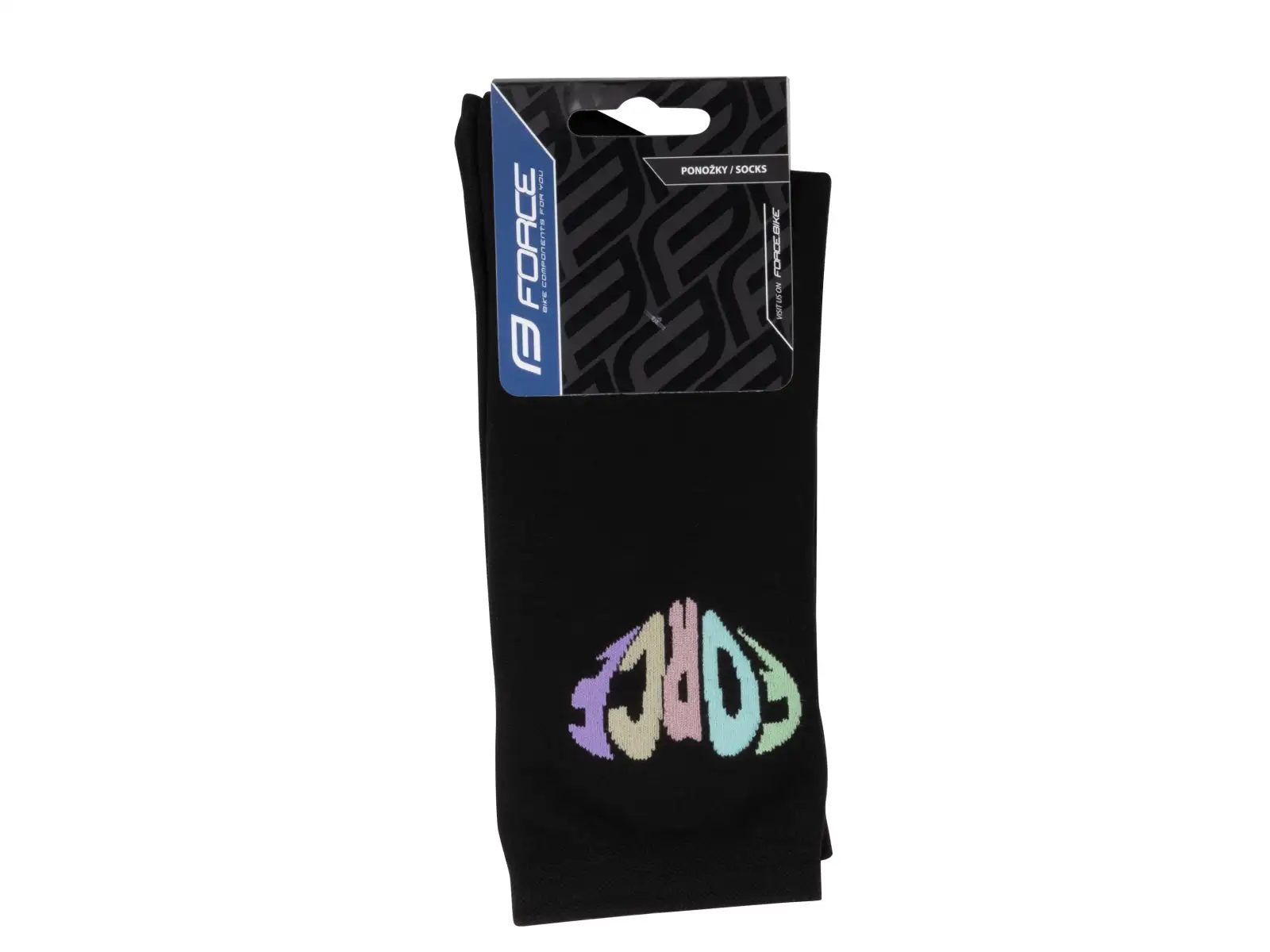 Force In Heart Socken Lang - Schwarz