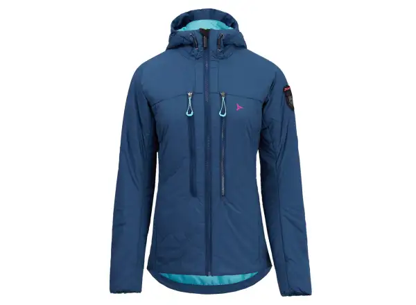 Silvini Lupa Damen Skitourenjacke Navy/Türkis