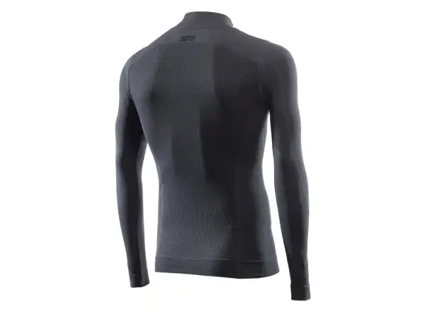 SIXS TS3 V2 Funktionsshirt mit langarm und Stehkragen grau/schwarz