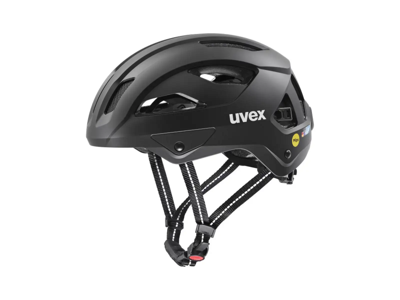 Uvex City Stride MIPS Hiplok Helm Black Matt