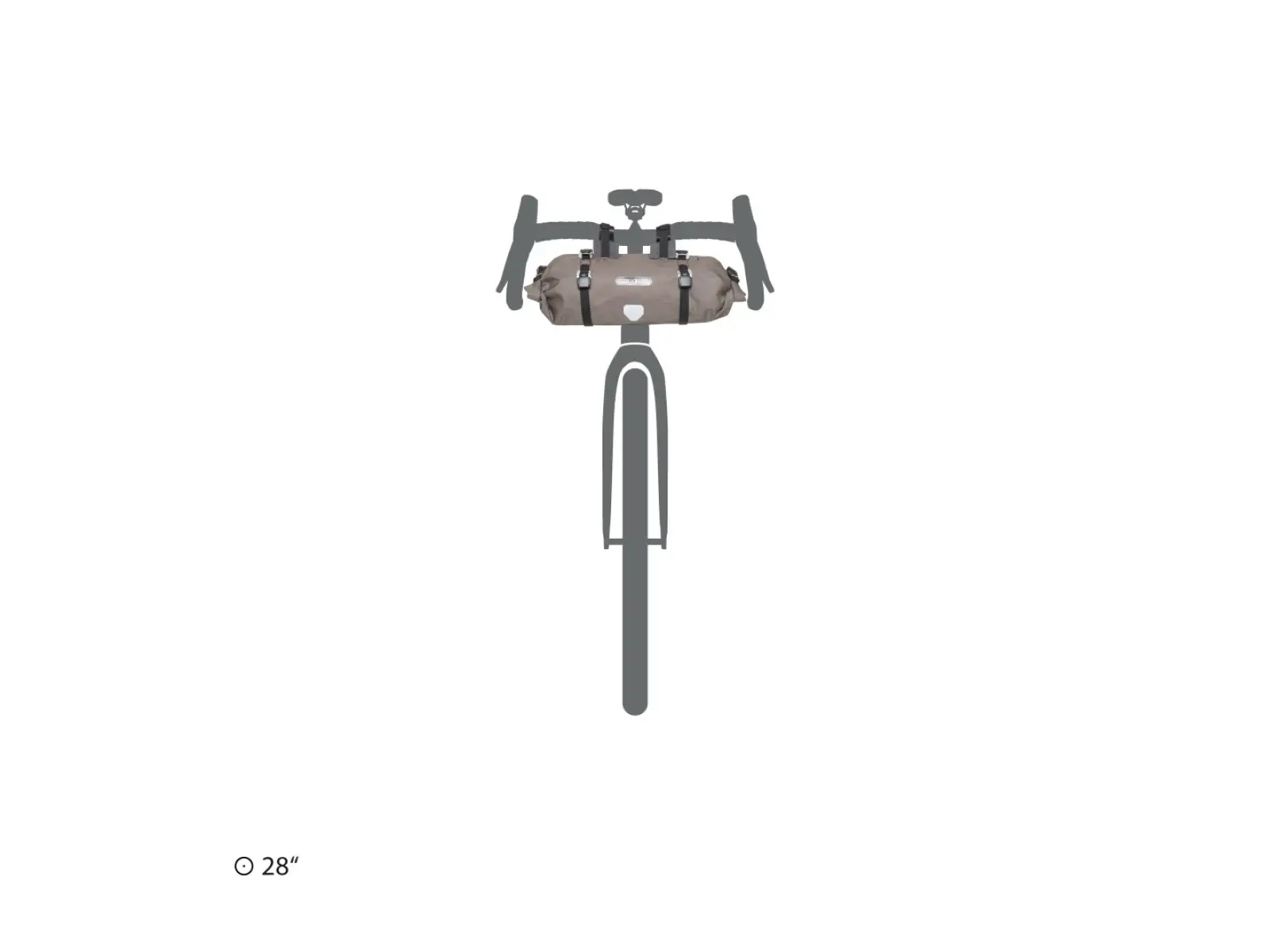 Ortlieb Handlebar-Pack Lenkertasche 9 l Dunkel Sand