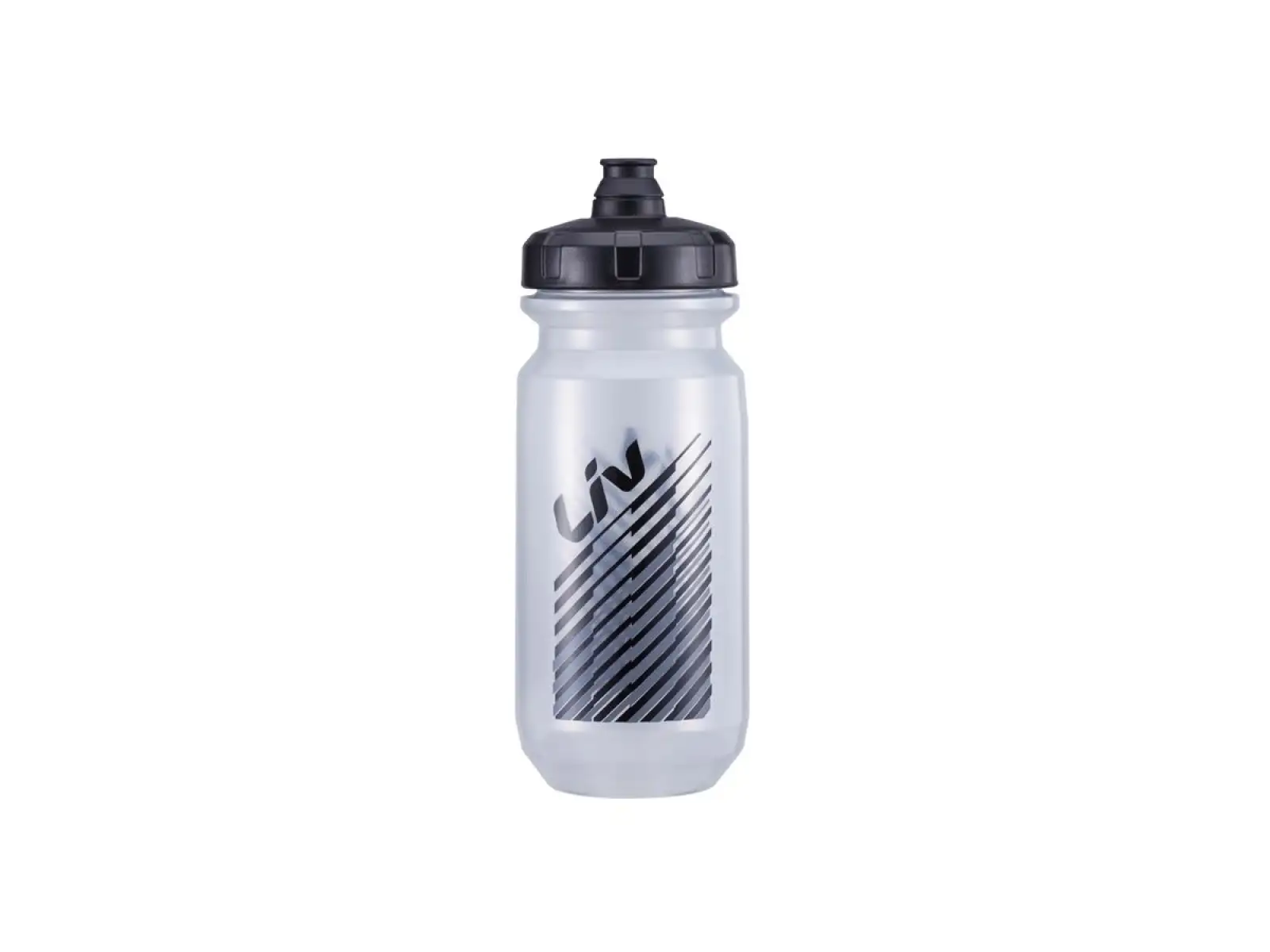 Liv Doublespring Flasche 600 ml transparent/schwarz