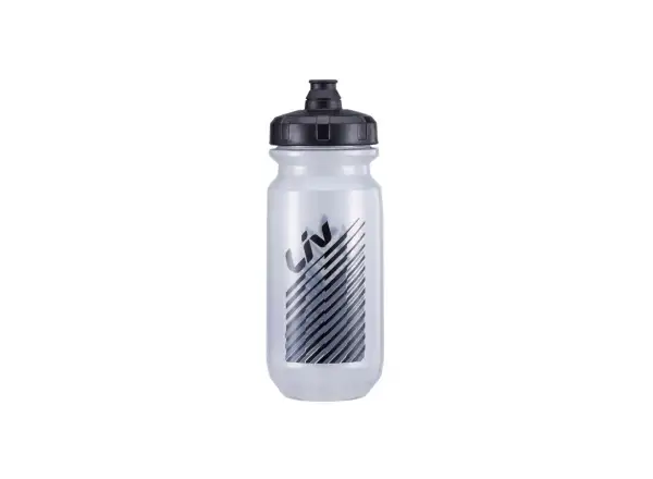 Liv Doublespring Flasche 600 ml transparent/schwarz