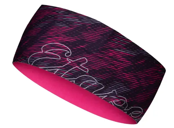 Etape Stix 2.0 Stirnband schwarz/rosa