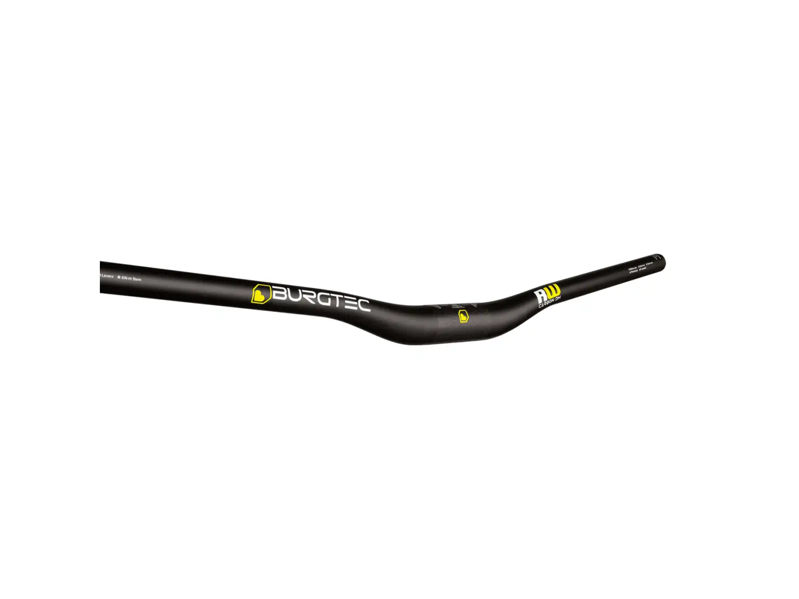 Burgtec Ride Wide Carbon DH MTB Lenker 35/800 mm schwarz